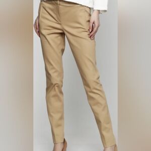 Massimo Dutti Beige Straight Leg Pants